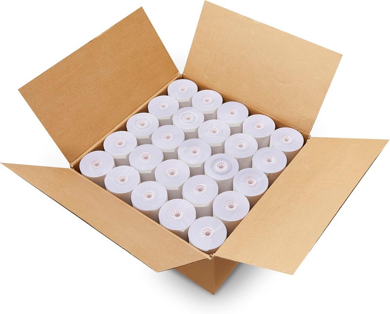 WRB SUPPLY 3 X 65' 3-ply White/Canary/Pink Carbonless Kitchen Paper 50 Rolls TMU 220, 50 Rolls - Image 5